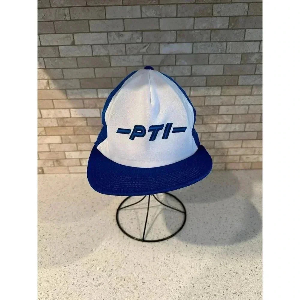 PTI Trucker Hat Cap SnapBack Rare Made In The Usa
